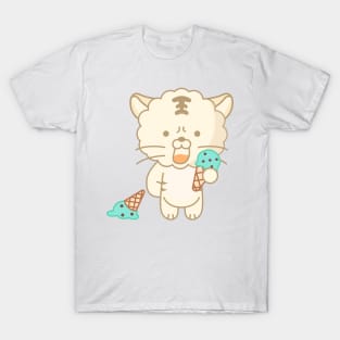 a tiger that dropped ice cream T-Shirt